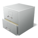 Cabinet, File Black icon