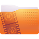 Folder, videos Chocolate icon