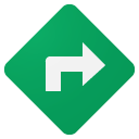 Directions SeaGreen icon