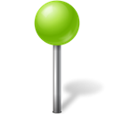 mapmarker, chartreuse, Ball Black icon