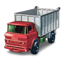 truck, Tipper, Gmc Black icon
