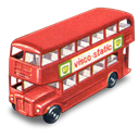 london, Bus Black icon