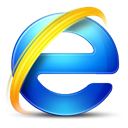 internet, Explorer Black icon