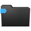 Blue, Ribbon DarkSlateGray icon