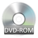 Dvd, rom Black icon