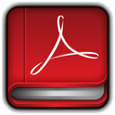 adobe, reader, Pdf Firebrick icon