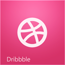 Px, dribbble PaleVioletRed icon