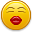 Emotion, kiss Orange icon