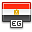 flag, Egypt DarkSlateGray icon