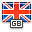 flag, great, Britain OrangeRed icon