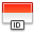 flag, Indonesia OrangeRed icon