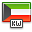 Kuwait, flag DarkSlateGray icon