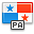 Panama, flag DodgerBlue icon