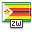 flag, Zimbabwe Gold icon