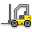 Forklift Black icon