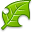 green, wormhole Black icon