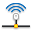 network, wireless Black icon