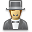 user, Banker DimGray icon