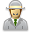 gray, detective, user DarkGray icon