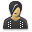 user, Goth DarkSlateGray icon