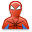 user, Spiderman Black icon