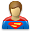 Superman, user Black icon