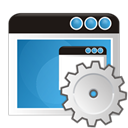 Application, settings SteelBlue icon