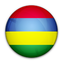 Mauritius, of, flag Black icon
