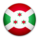 Burundi, of, flag Black icon