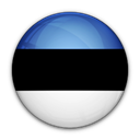 Estonia, of, flag Black icon