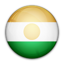 Niger, of, flag Black icon