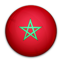 of, flag, morocco Crimson icon