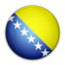 bosnia, And, flag, herzegovina, of Black icon