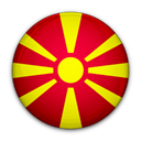 Macedonia, of, flag Black icon