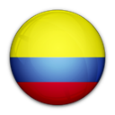 of, Colombia, flag Black icon
