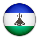Lesotho, of, flag Black icon