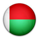 of, Madagascar, flag Black icon