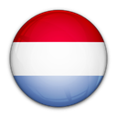 of, Luxembourg, flag Black icon