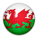 Wales, of, flag Black icon
