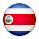 flag, of, rica, Costa Black icon