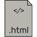 html DarkGray icon