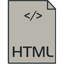 html DarkGray icon
