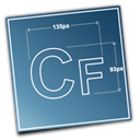 Coldfusion, adobe SteelBlue icon