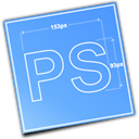 photoshop, adobe CornflowerBlue icon