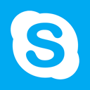 Skype DeepSkyBlue icon