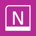 onenote MediumVioletRed icon