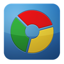 chrome, google SteelBlue icon
