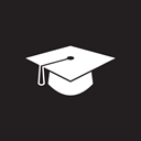 graduation Black icon