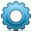 wheel, settings, Gear SteelBlue icon