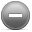 Minus, remove, round DimGray icon